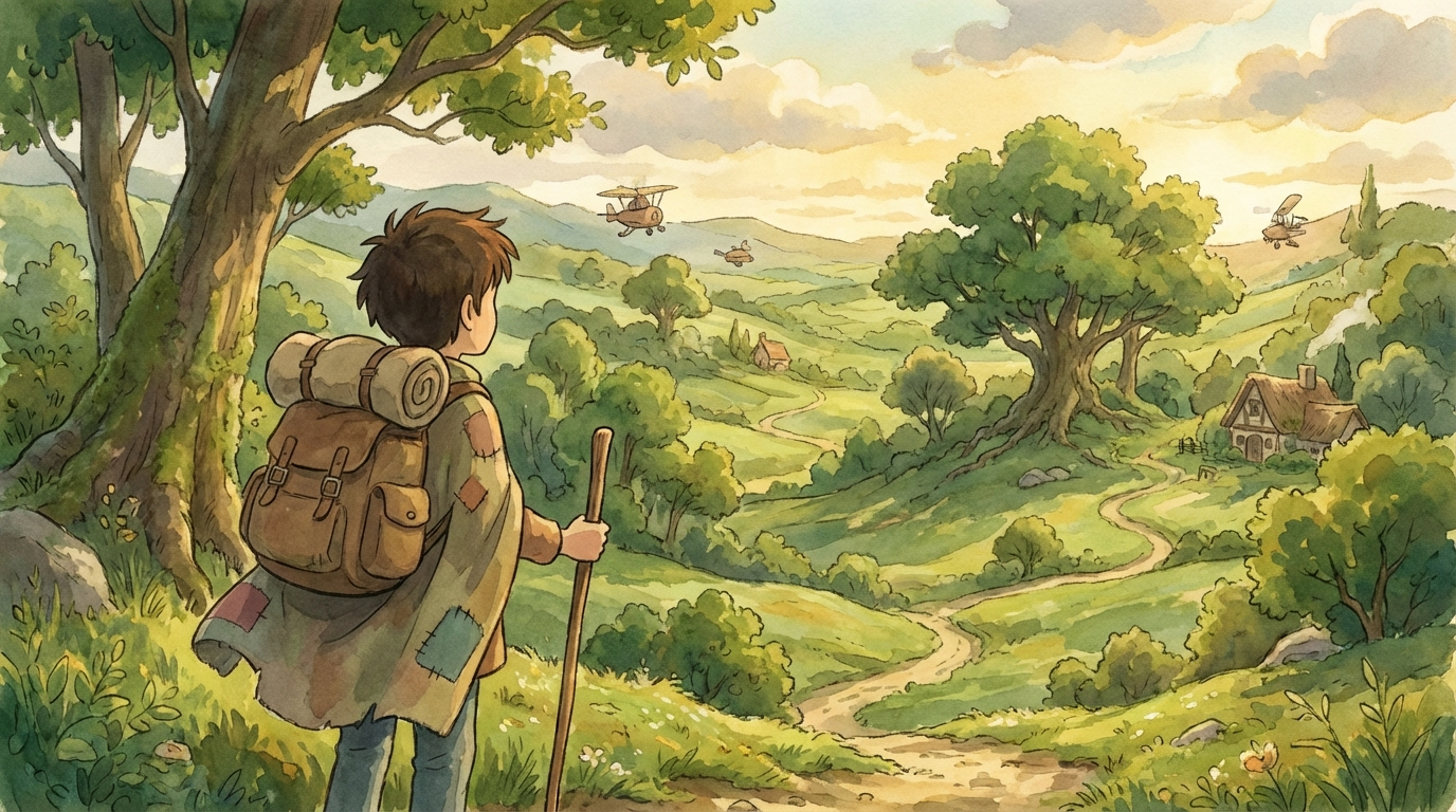 Ghibli-Style Photo Effect