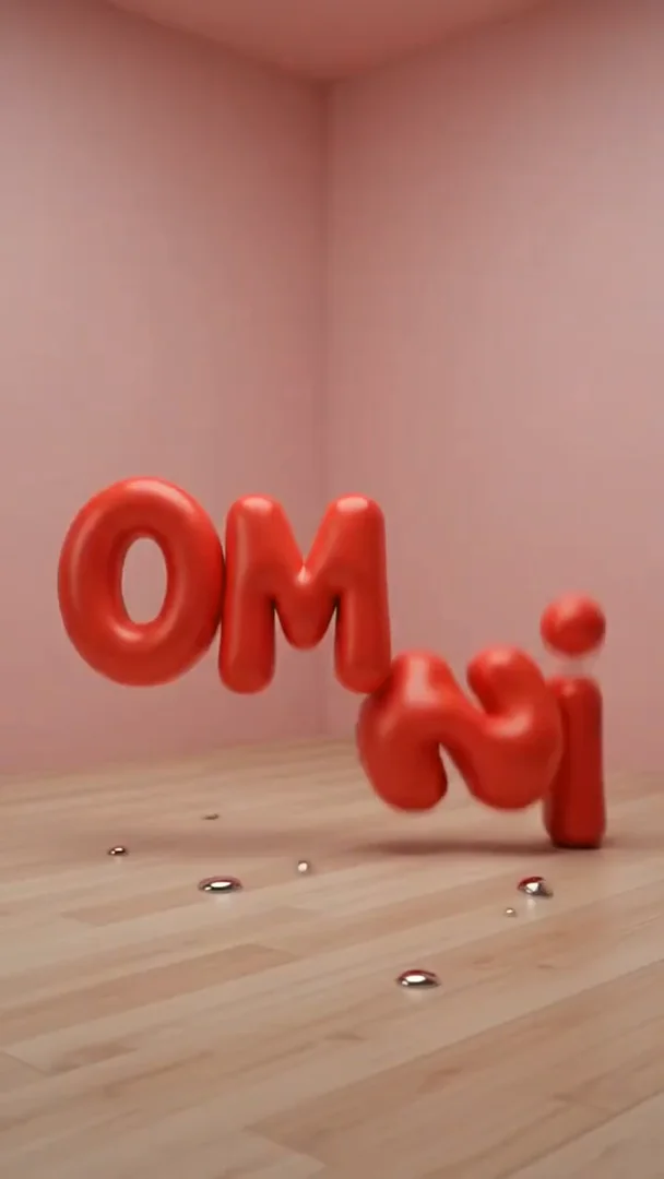 Omni lettering, a subway train and a crystal ball