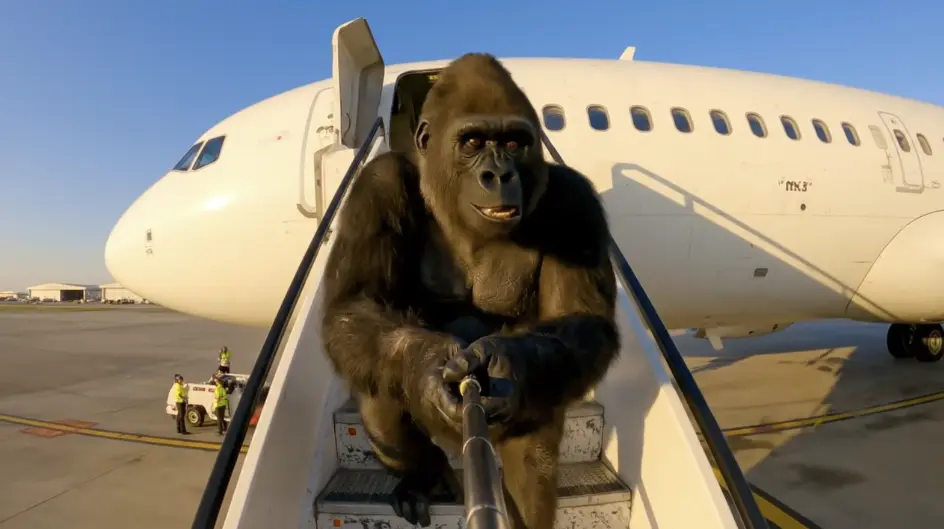 Gorilla's First Flight