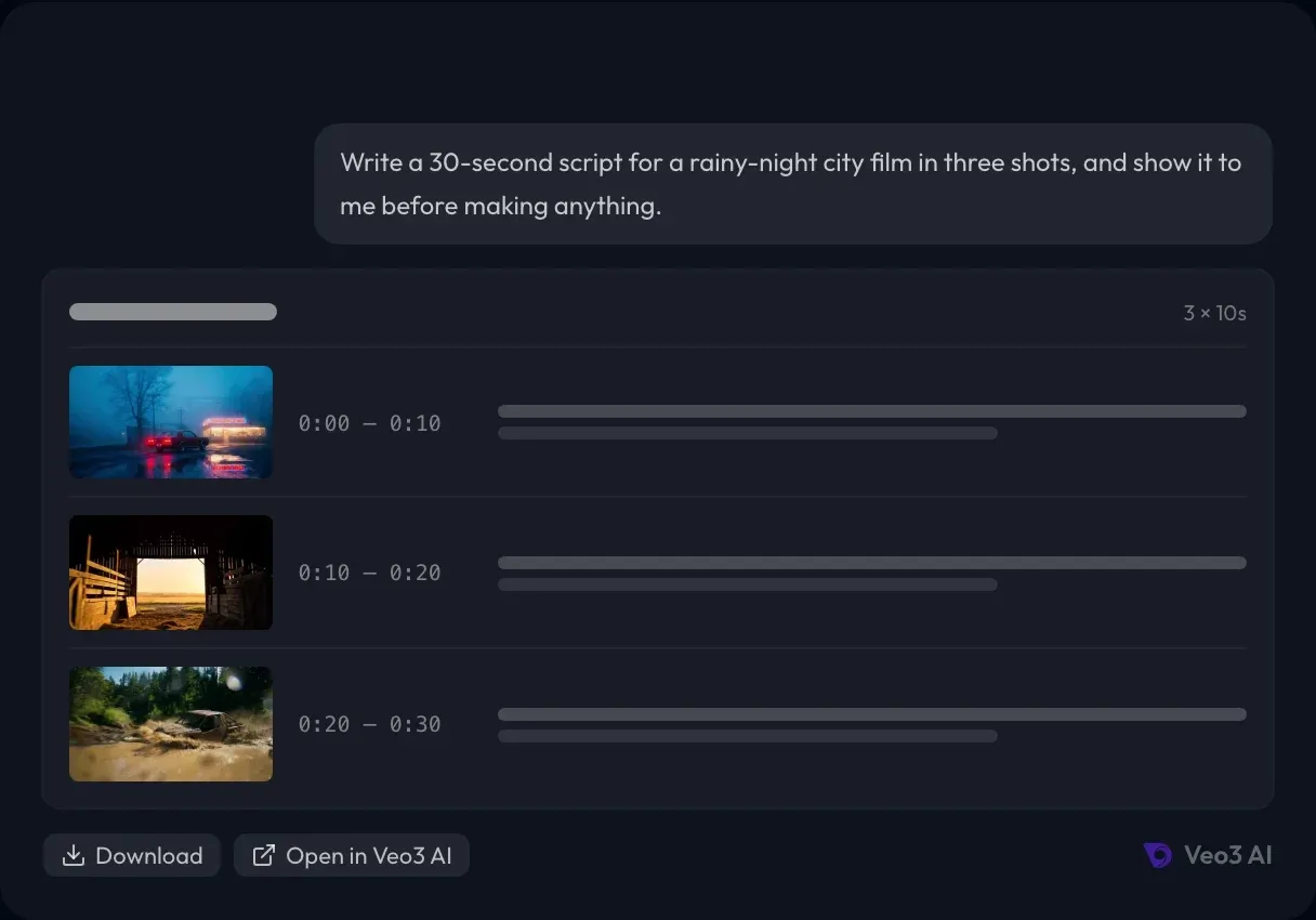 Plan the Whole Video First